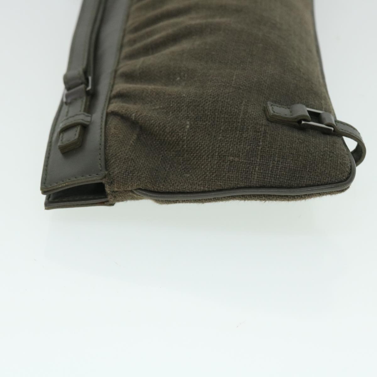 GUCCI Clutch Bag Canvas Gray bs8085