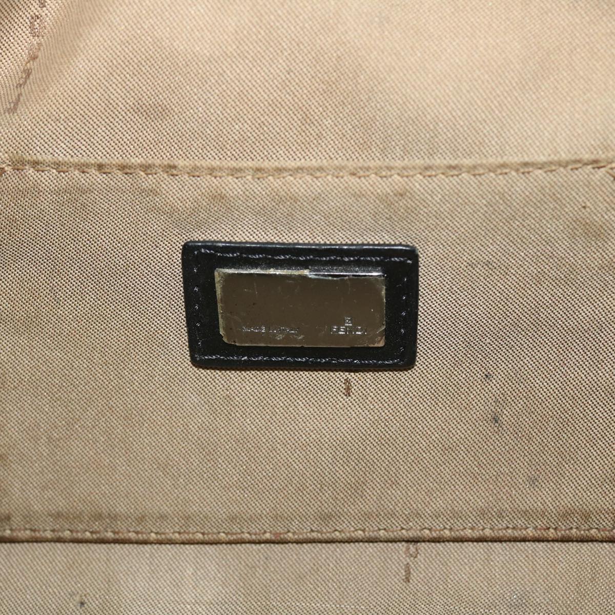 FENDI Zucchino Canvas Hand Bag Beige bs8088