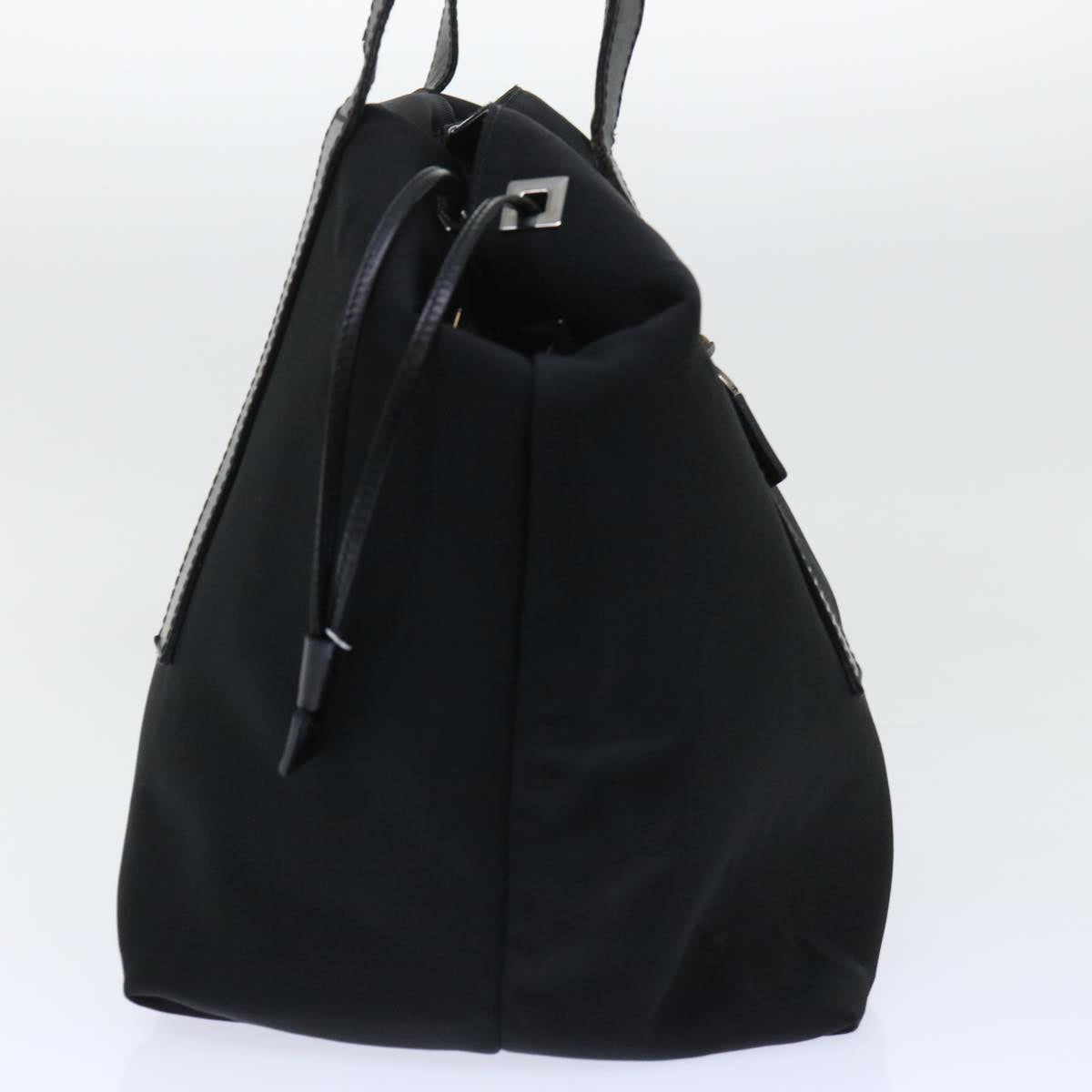 GUCCI Shoulder Bag Canvas Black bs8090