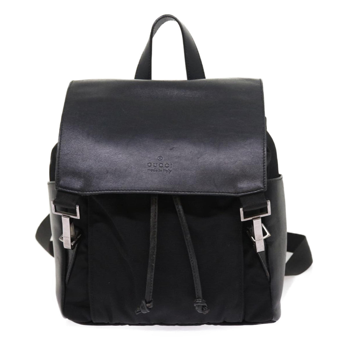 GUCCI Backpack Nylon Canvas Black 003 0233 2123 bs8250