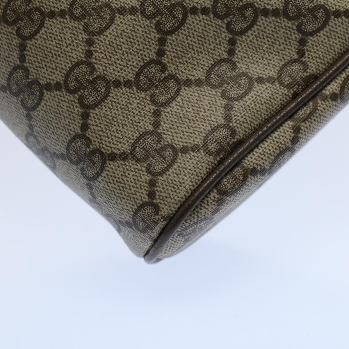 GUCCI GG Canvas Web Sherry Line Clutch Bag Beige Red Green 89 01 012 bs8258