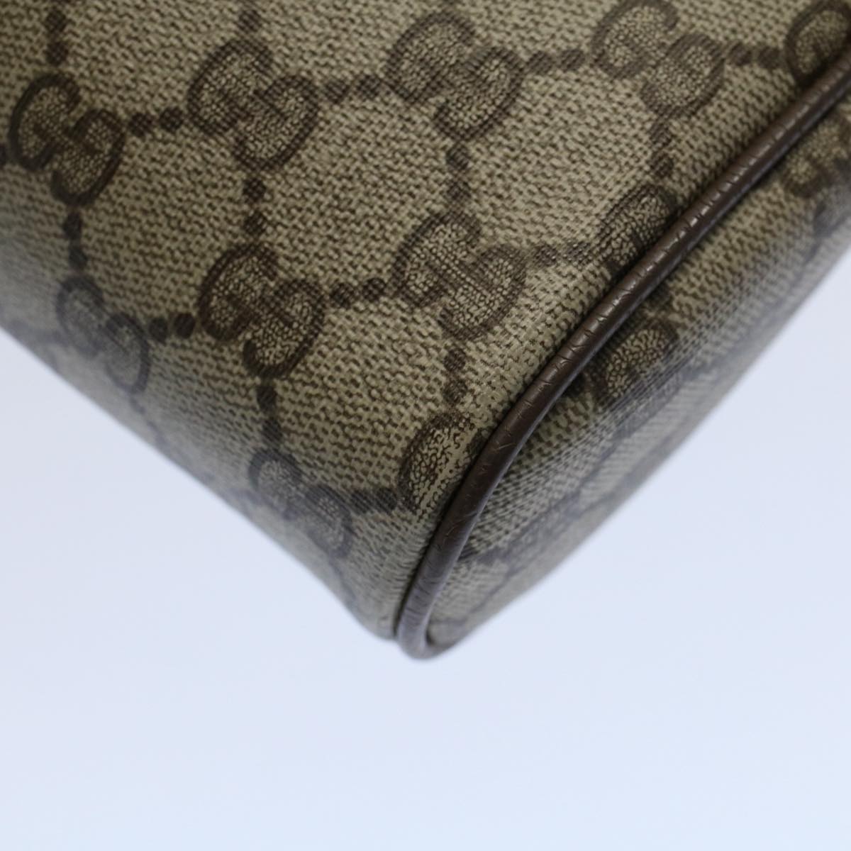 GUCCI GG Canvas Web Sherry Line Clutch Bag Beige Red Green 89 01 012 bs8258