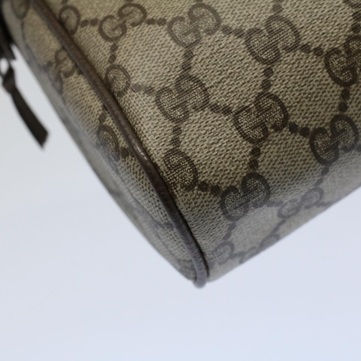 GUCCI GG Canvas Web Sherry Line Clutch Bag Beige Red Green 89 01 012 bs8258