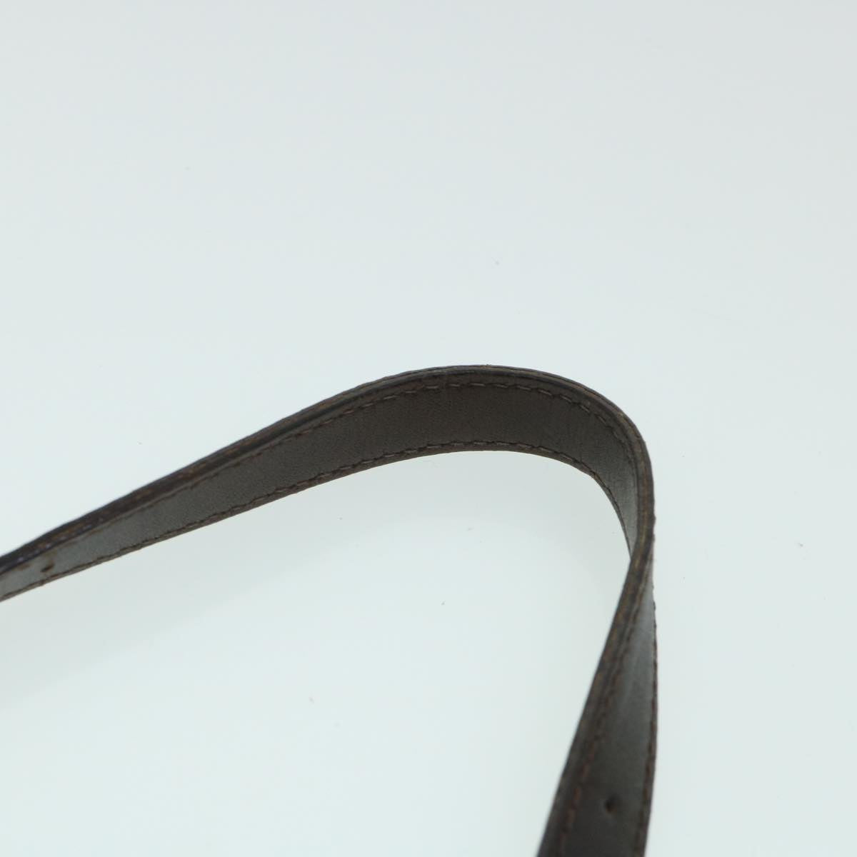 FENDI Zucca Canvas Mamma Baguette Shoulder Bag Black Brown bs8308
