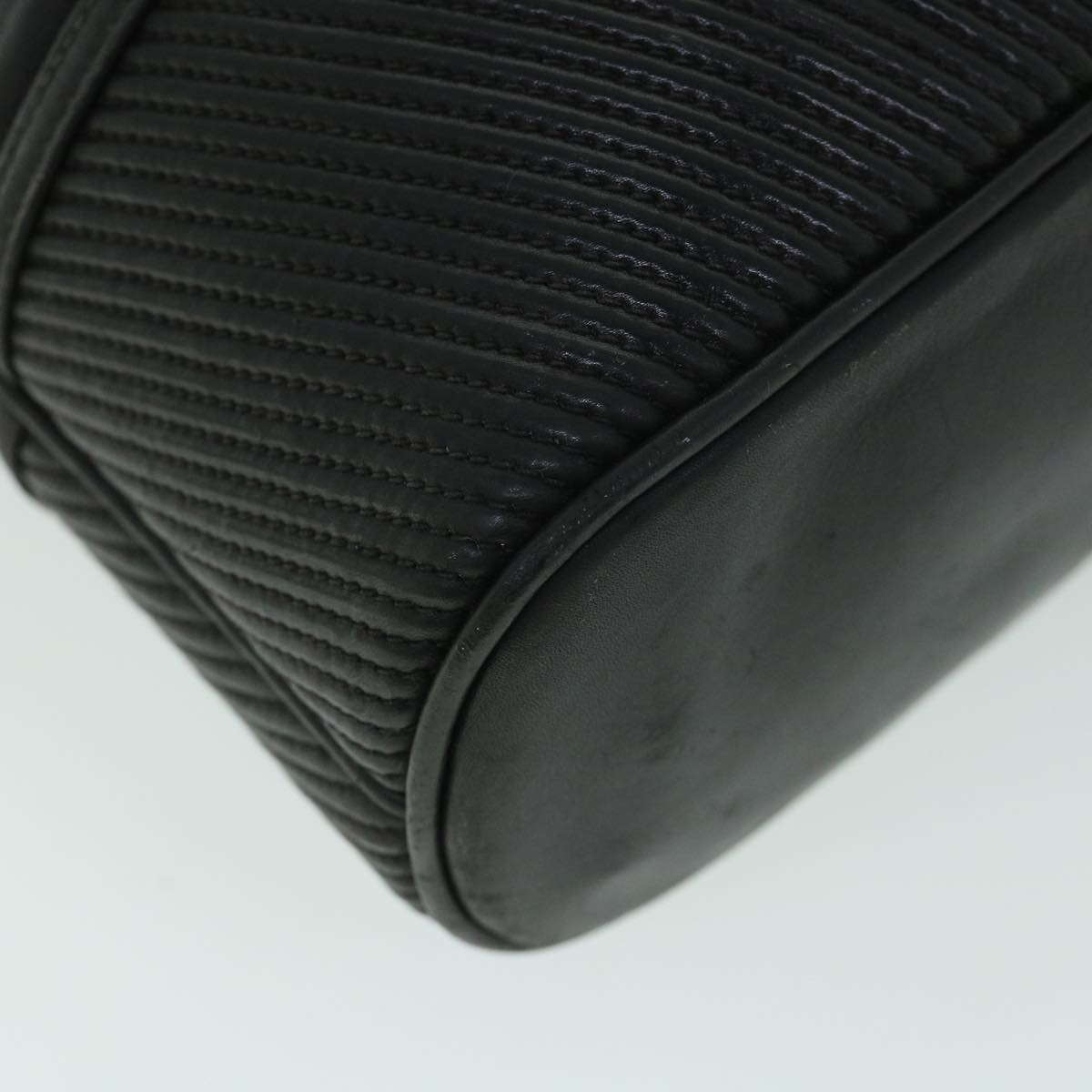 GUCCI Shoulder Bag Leather Black bs8418