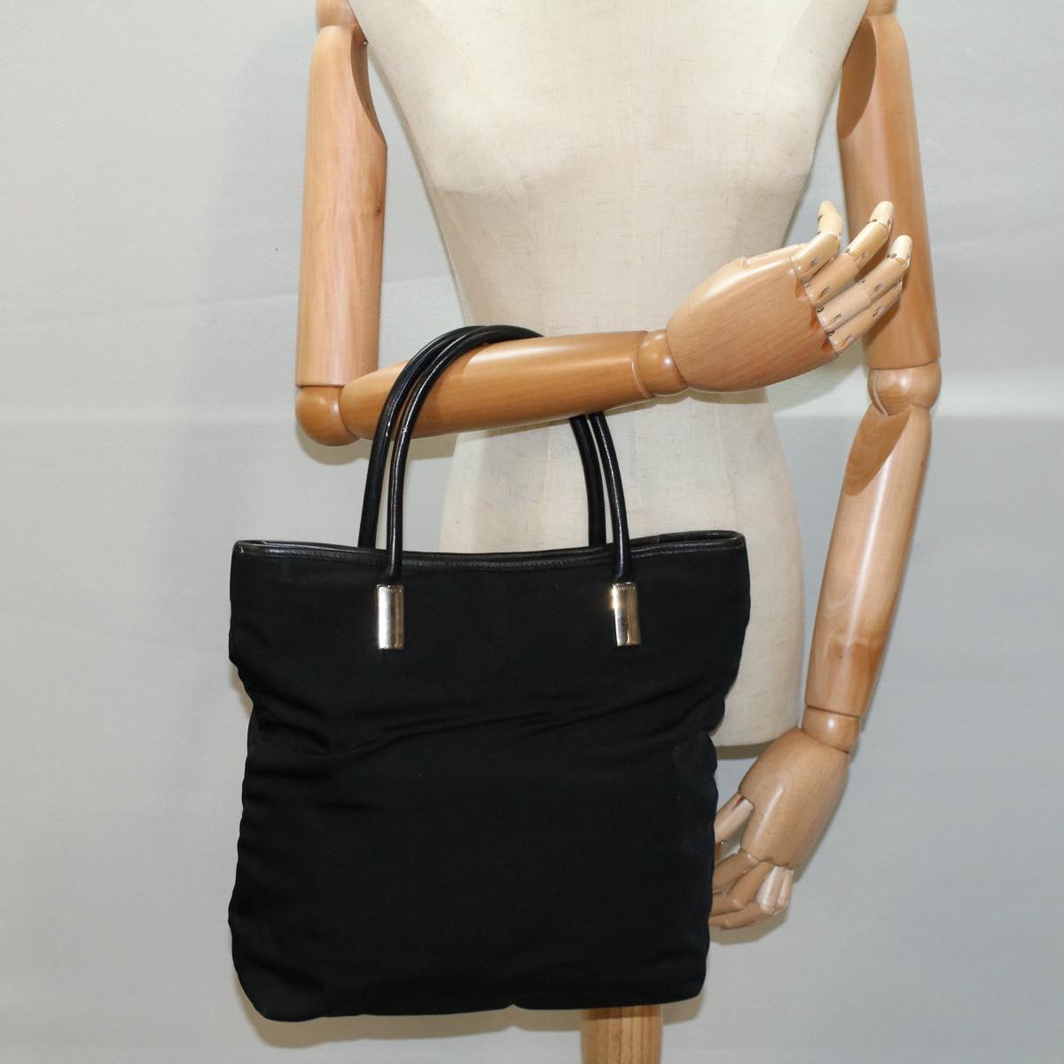 GUCCI Tote Bag Canvas Black 002 2123 0458 bs8425