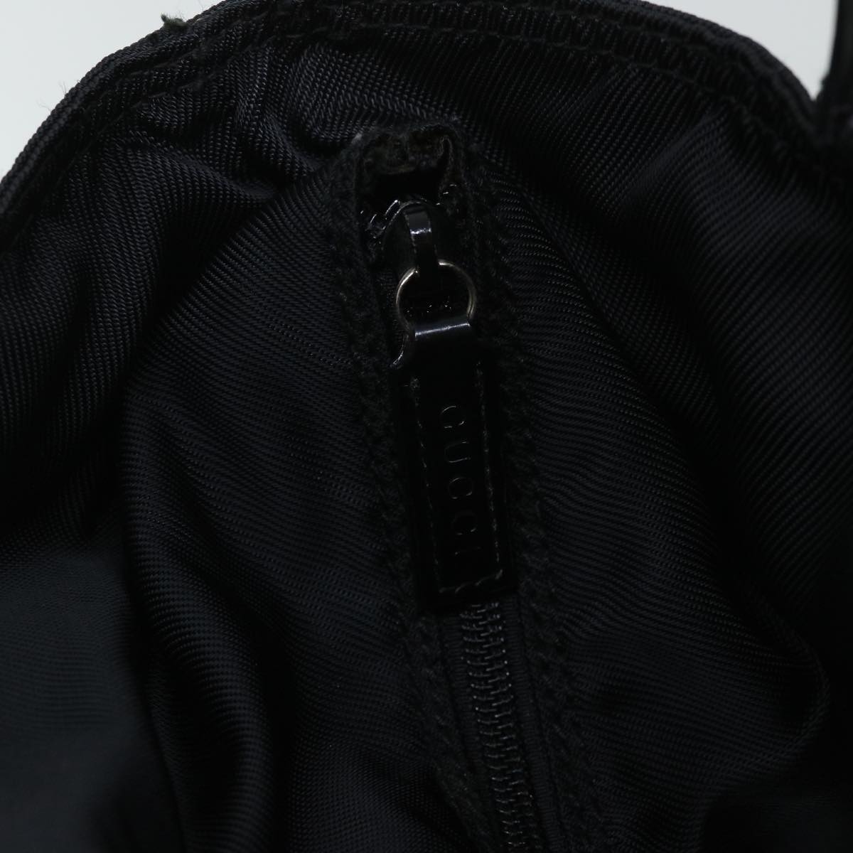 GUCCI Hand Bag Nylon Leather Black 010 2020 0528 06 bs8488
