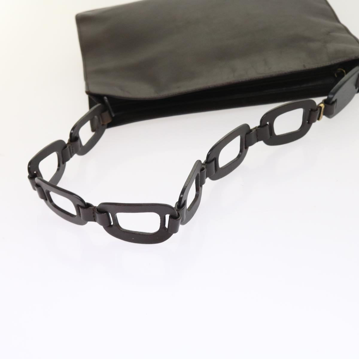 GUCCI Shoulder Bag Leather Brown 001 1119 1822 bs8492