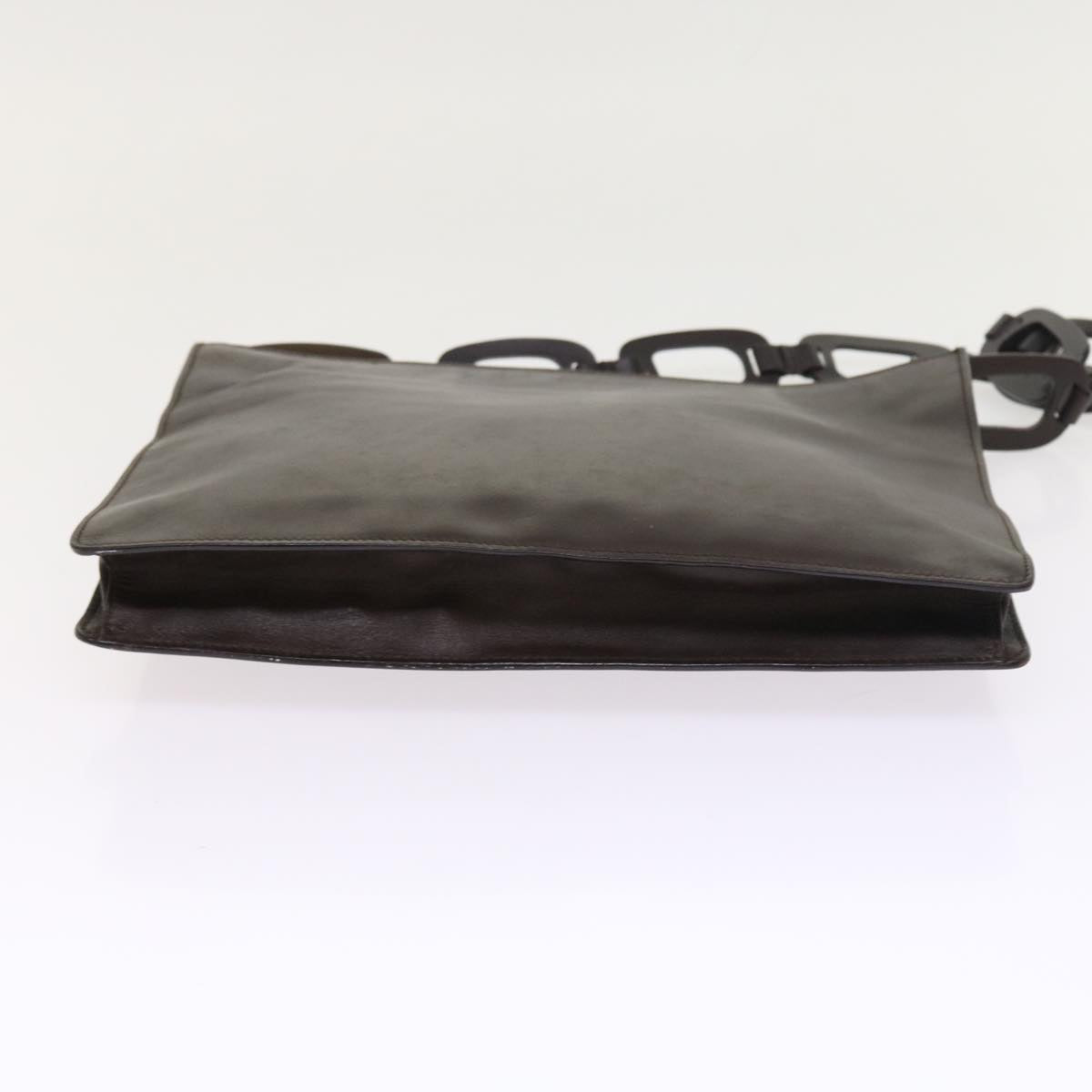 GUCCI Shoulder Bag Leather Brown 001 1119 1822 bs8492
