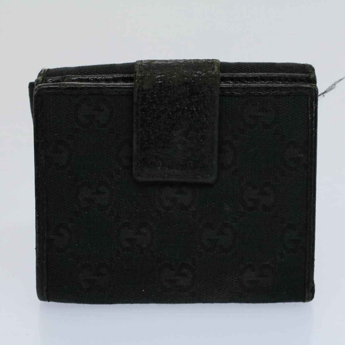 GUCCI GG Canvas Wallet Leather Canvas 6Set Beige Black Red bs8514