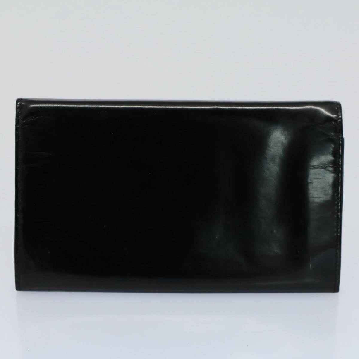 GUCCI GG Canvas Web Sherry Line Wallet Leather Canvas 6Set Black bs8523