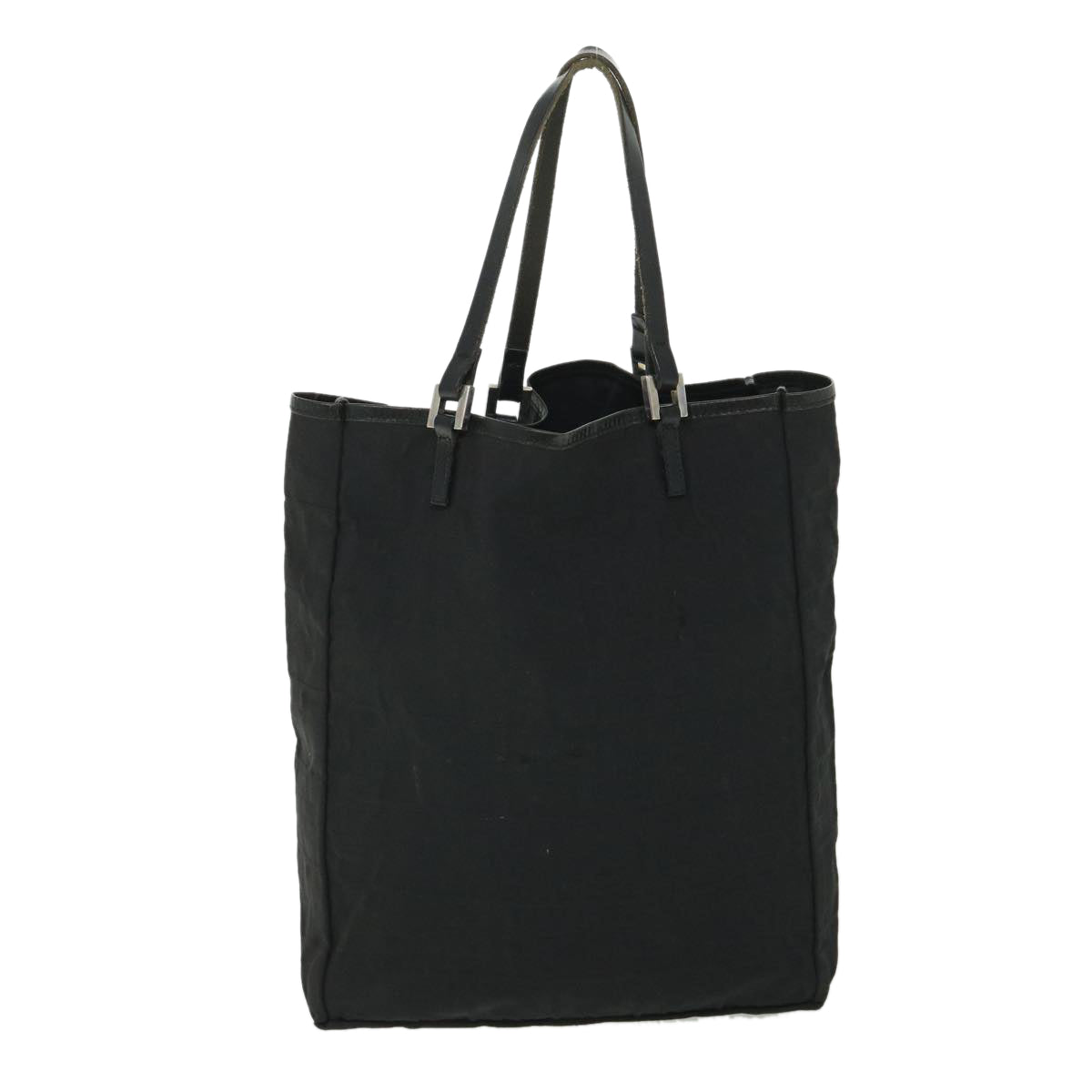 FENDI Zucca Canvas Tote Bag Black bs8537