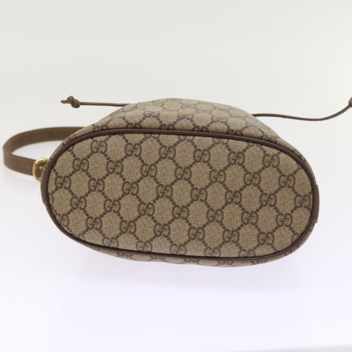 GUCCI GG Canvas Shoulder Bag PVC Leather Beige 001 115 6179 4023 bs8584