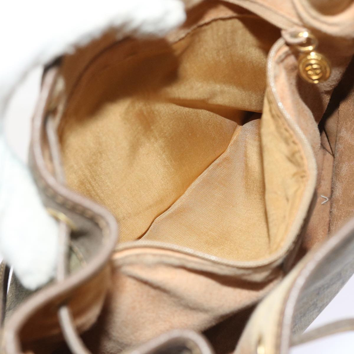 GUCCI GG Canvas Shoulder Bag PVC Leather Beige 001 115 6179 4023 bs8584