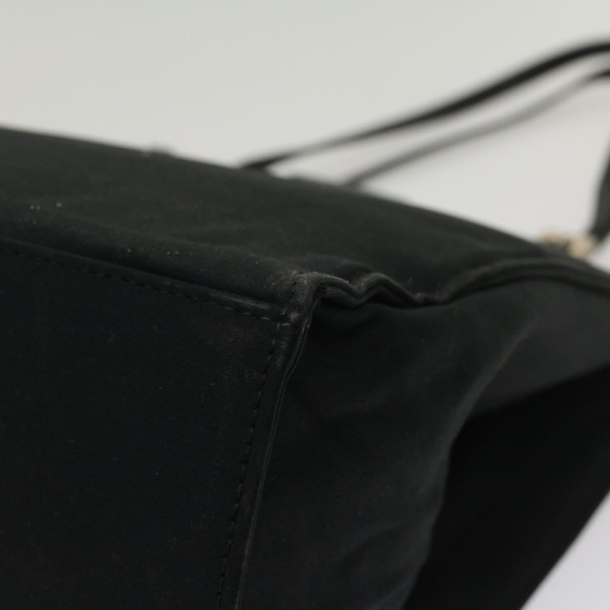 FENDI Tote Bag Nylon Black 0915808 bs8596