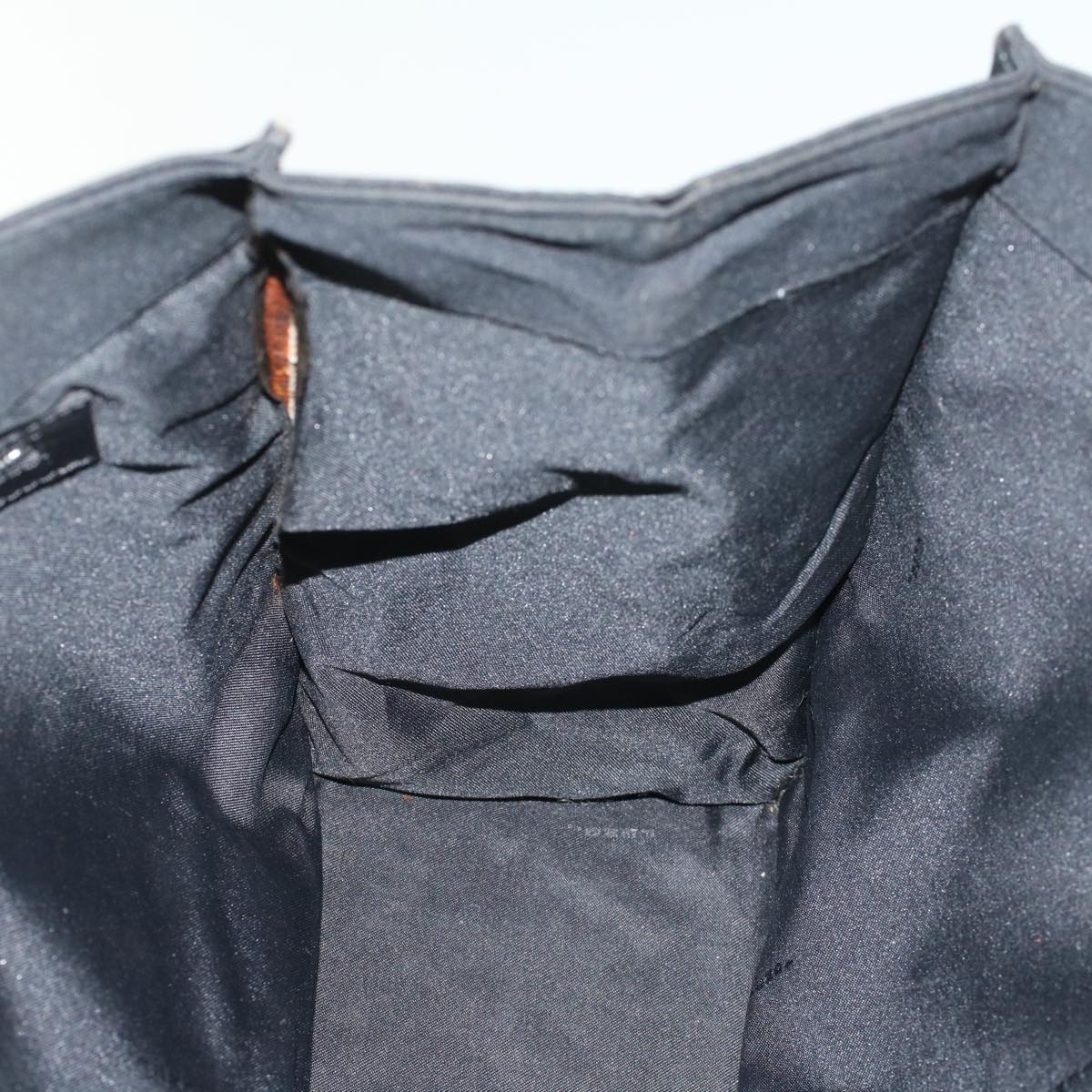 FENDI Tote Bag Nylon Black 0915808 bs8596