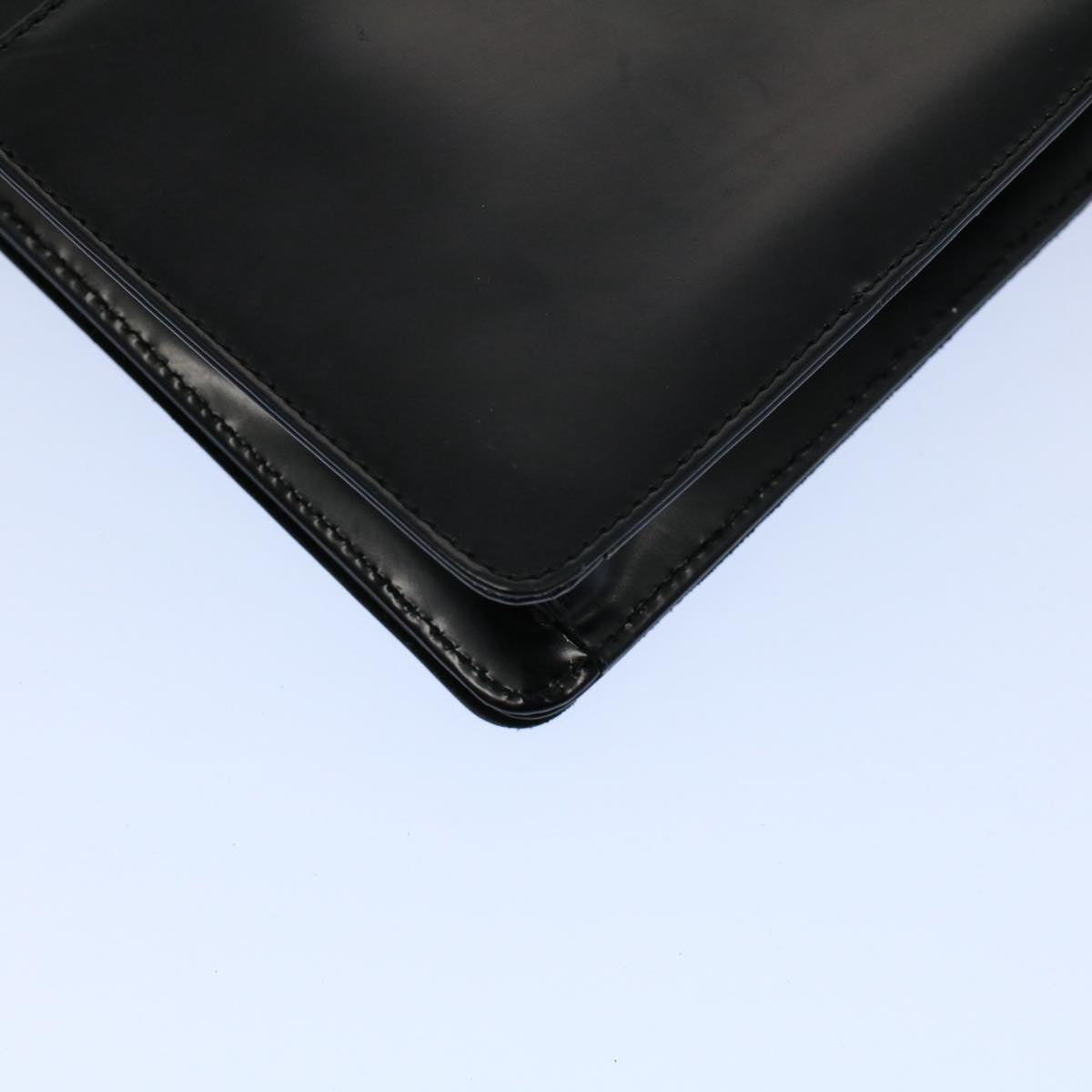 GUCCI Shoulder Bag Leather Black 007 1013 0272 bs8632
