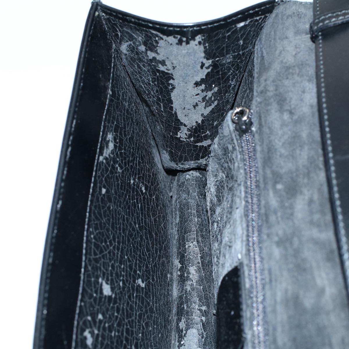 GUCCI Shoulder Bag Leather Black 007 1013 0272 bs8632