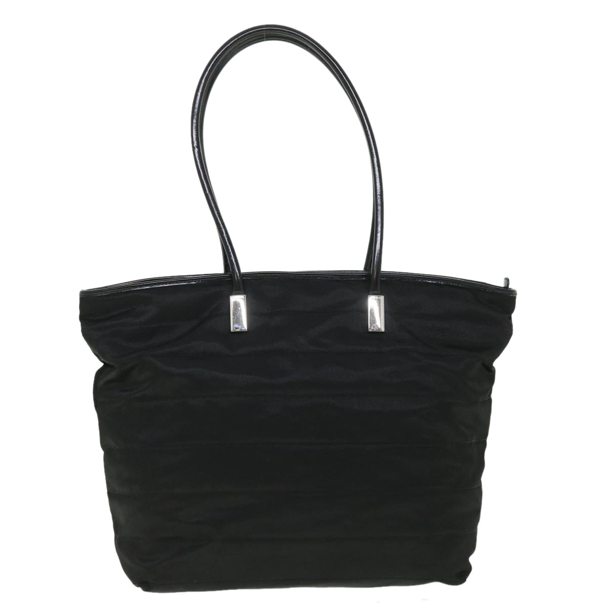 GUCCI Shoulder Bag Nylon Black 002 123 0456 bs8636