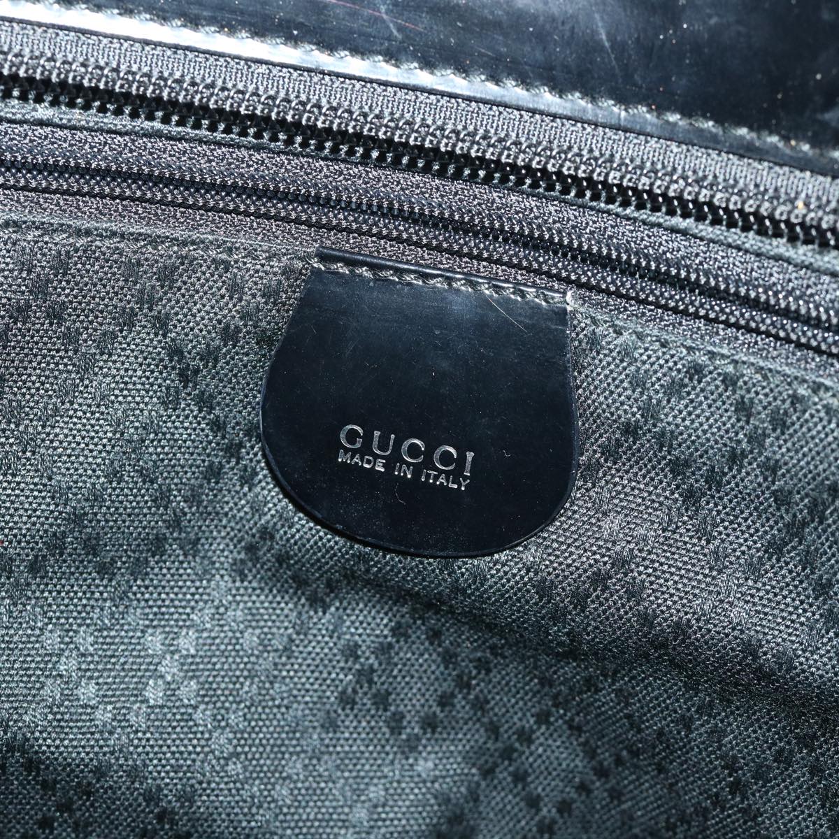 GUCCI Shoulder Bag Nylon Black 002 123 0456 bs8636