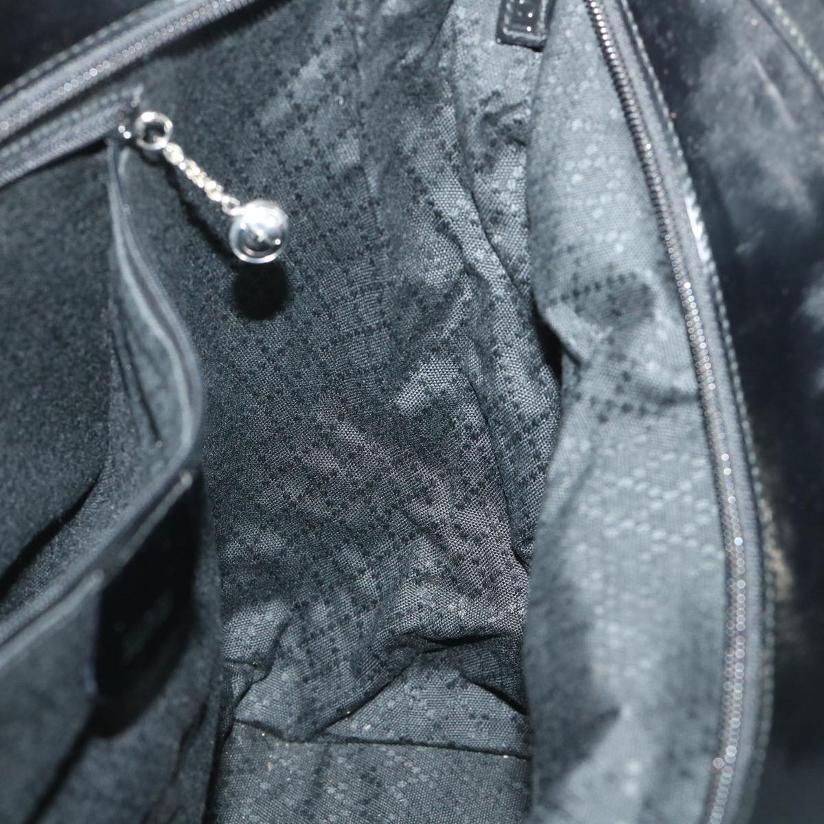 GUCCI Shoulder Bag Nylon Black 002 123 0456 bs8636