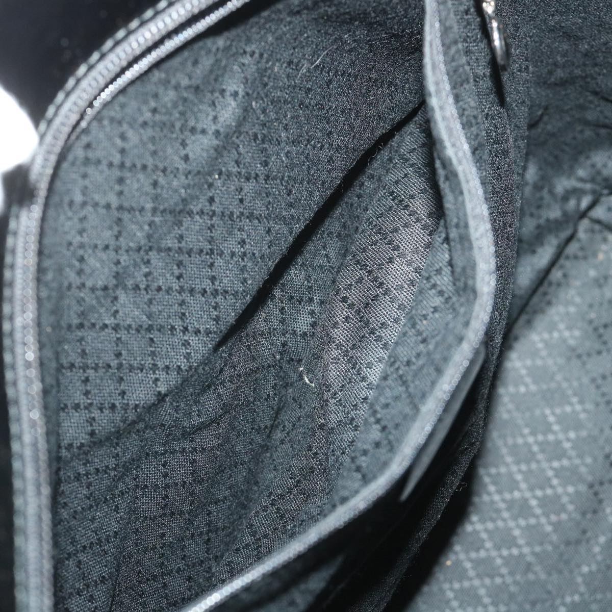 GUCCI Shoulder Bag Nylon Black 002 123 0456 bs8636