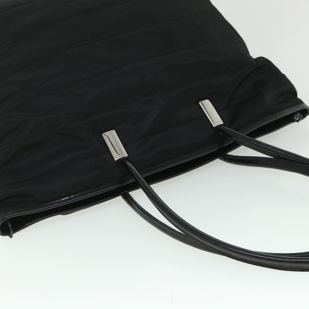 GUCCI Shoulder Bag Nylon Black 002 123 0456 bs8636