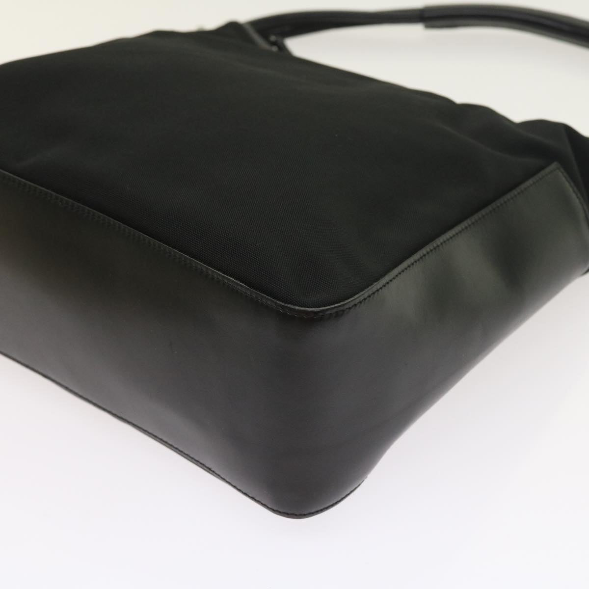 GUCCI Shoulder Bag Canvas Black bs8637