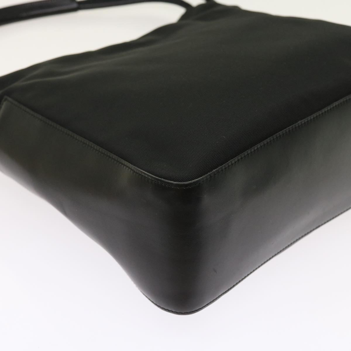 GUCCI Shoulder Bag Canvas Black bs8637