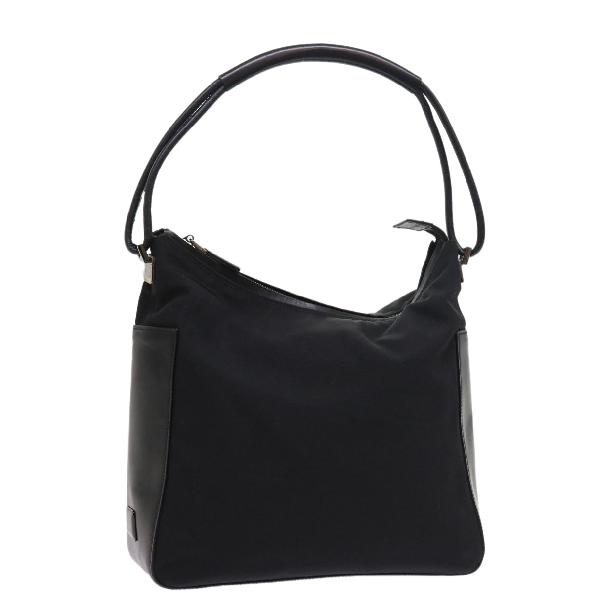 GUCCI Shoulder Bag Canvas Black bs8637