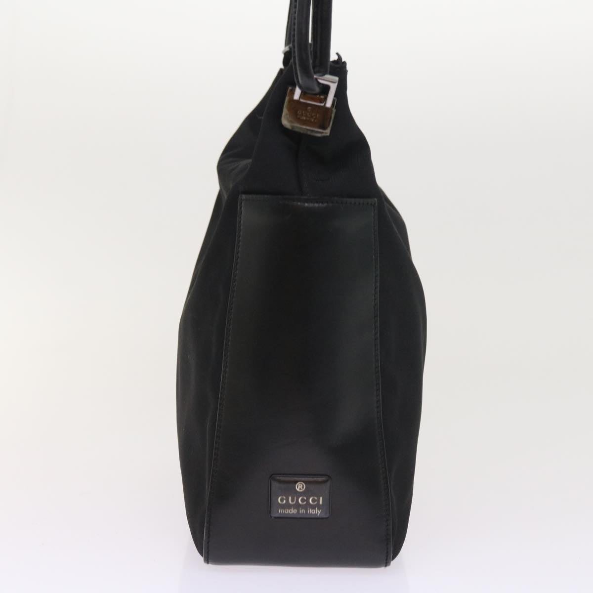 GUCCI Shoulder Bag Canvas Black bs8637