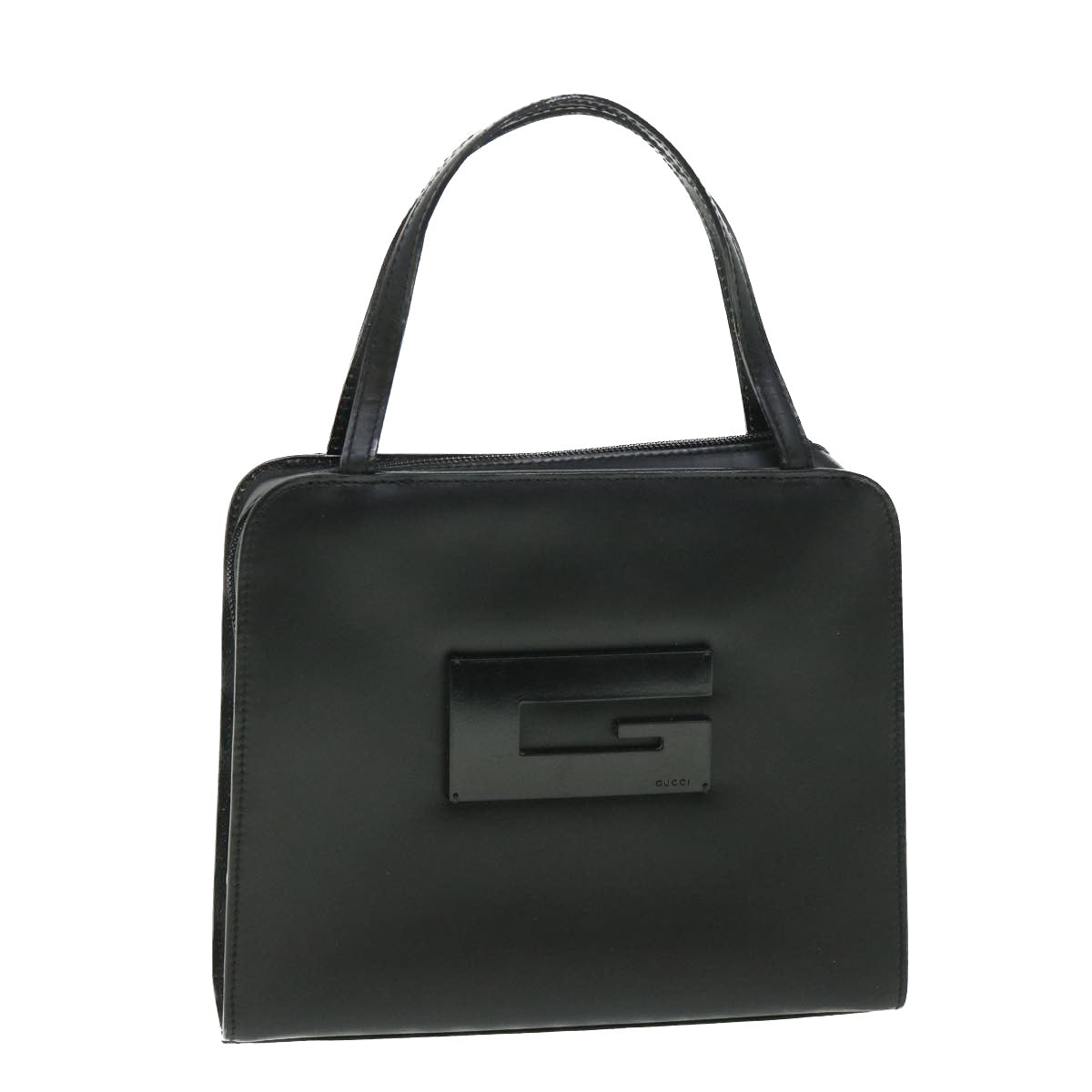 GUCCI Hand Bag Leather Black 000 0812 002058 bs8640