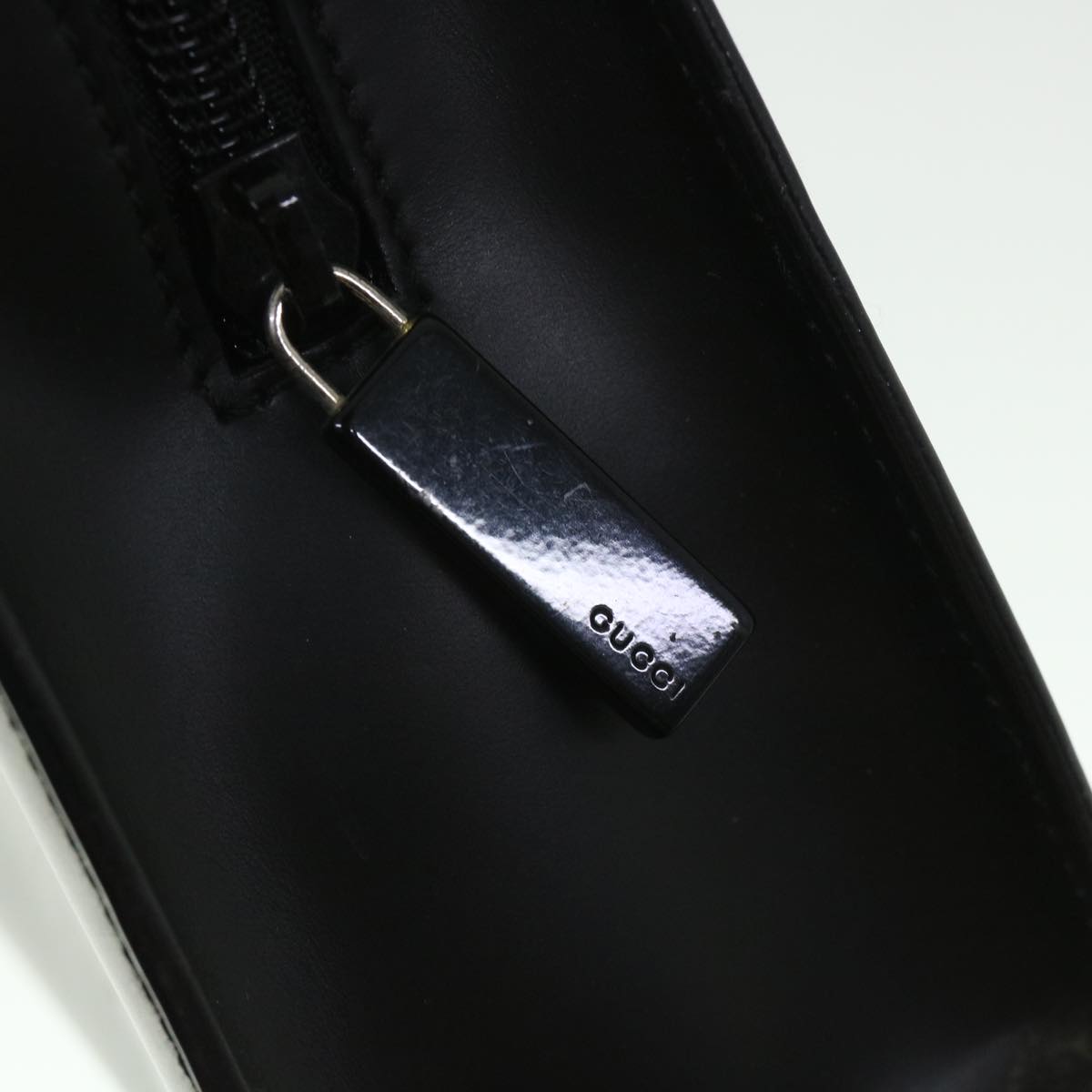 GUCCI Hand Bag Leather Black 000 0812 002058 bs8640