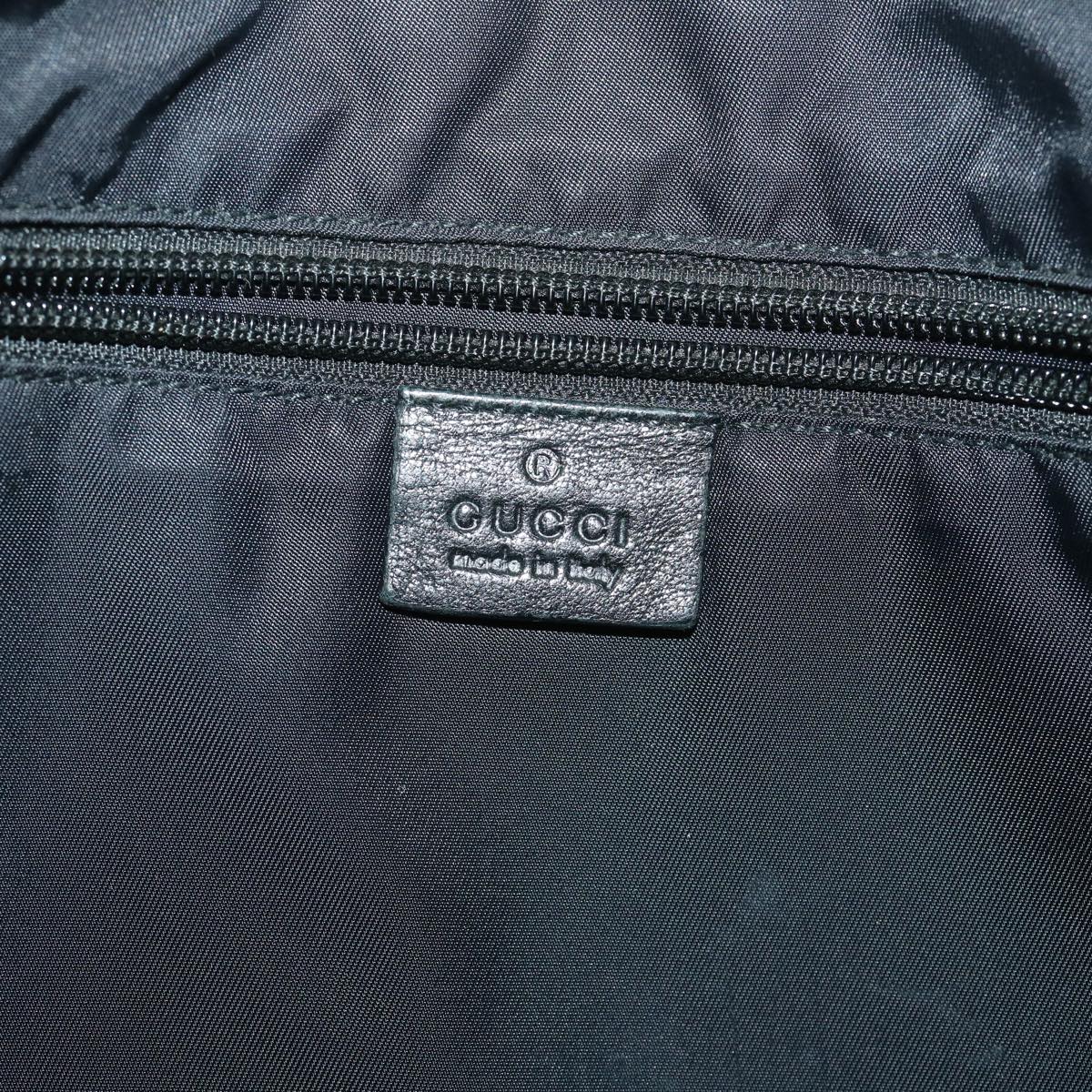 GUCCI GG Canvas Guccissima Shoulder Bag Black 190279 bs8641