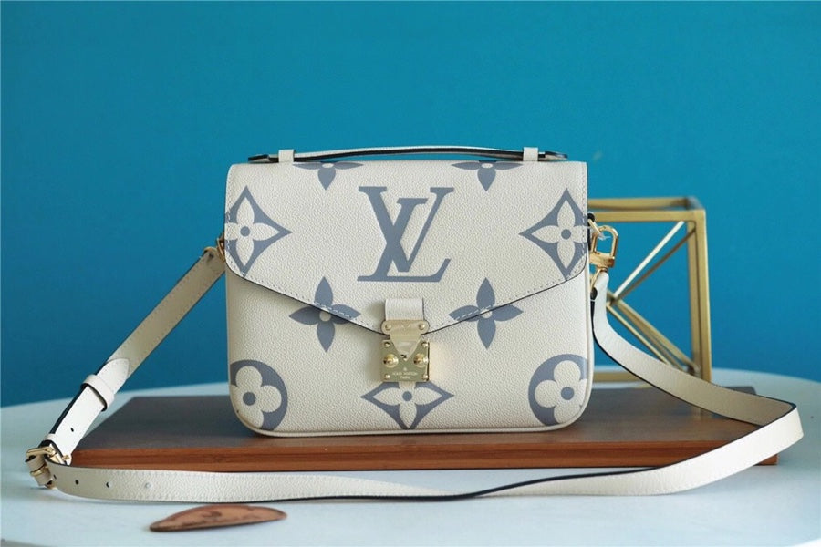 LV Pochette Metis Monogram Empreinte White For Women, WomenÃ¢â‚¬â„¢s Handbags, Shoulder Bags And Crossbody Bags 9.8in/25cm LVÃ‚Â 