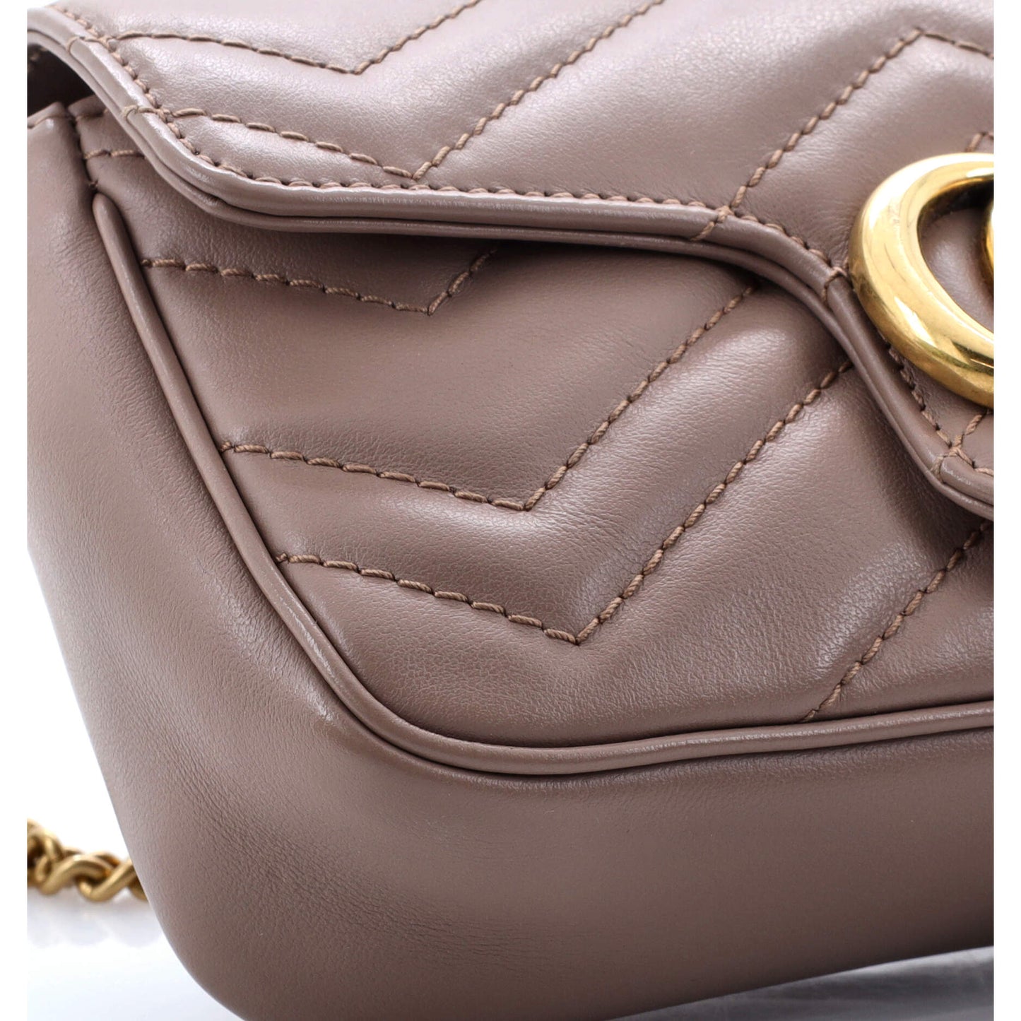 GG Marmont Flap Bag Matelasse Leather Super Mini