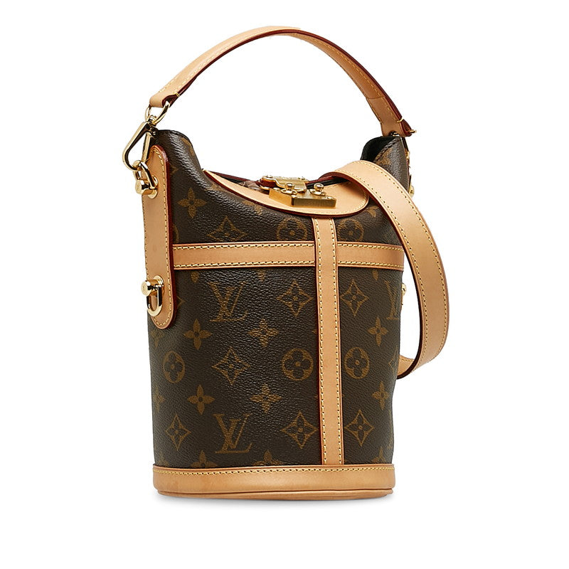 Louis Vuitton Monogram Handbag 2WAY M43587 Brown Leather  Louis Vuitton