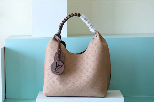 LV Carmel Hobo Bag Mahina Galet For Women, Women’s Handbags, Shoulder Bags And Crossbody Bags 13.8in/35cm LV