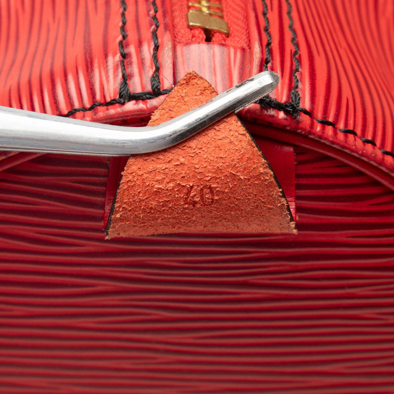 LOUIS VUITTON Epi Speedy 40 Boston Bag Handbag M42987 Castilian Red Ladies