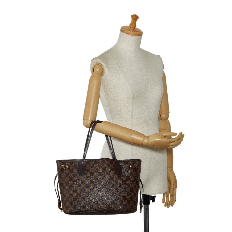 Louis Vuitton Damier Neverfull N51109 Tote Bag PVC/Leather Brown
