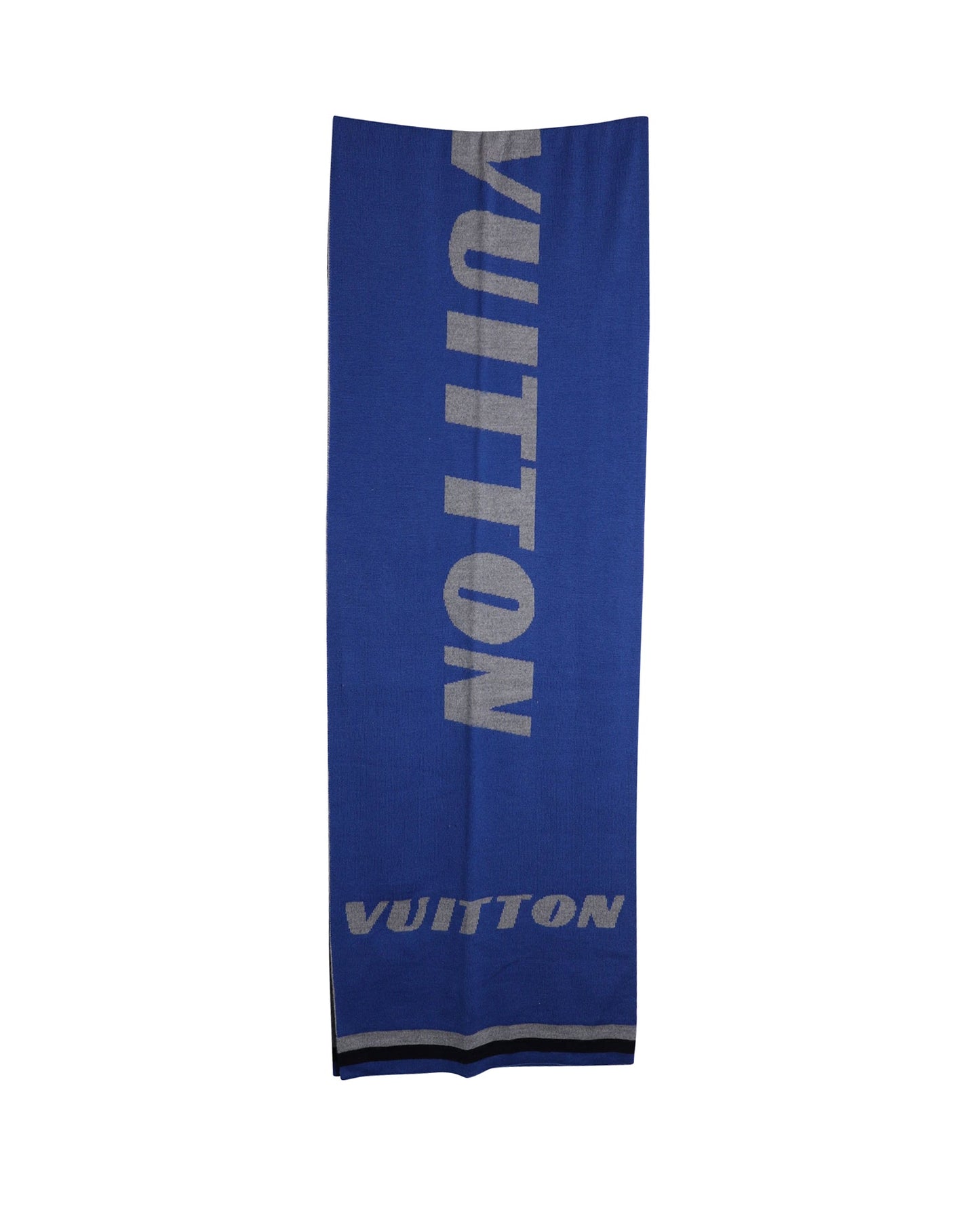 Louis Vuitton Forward Scarf in Blue Wool