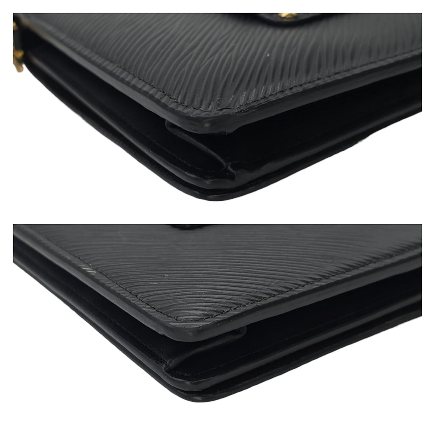 Louis Vuitton Black Epi Twist Wallet on Chain