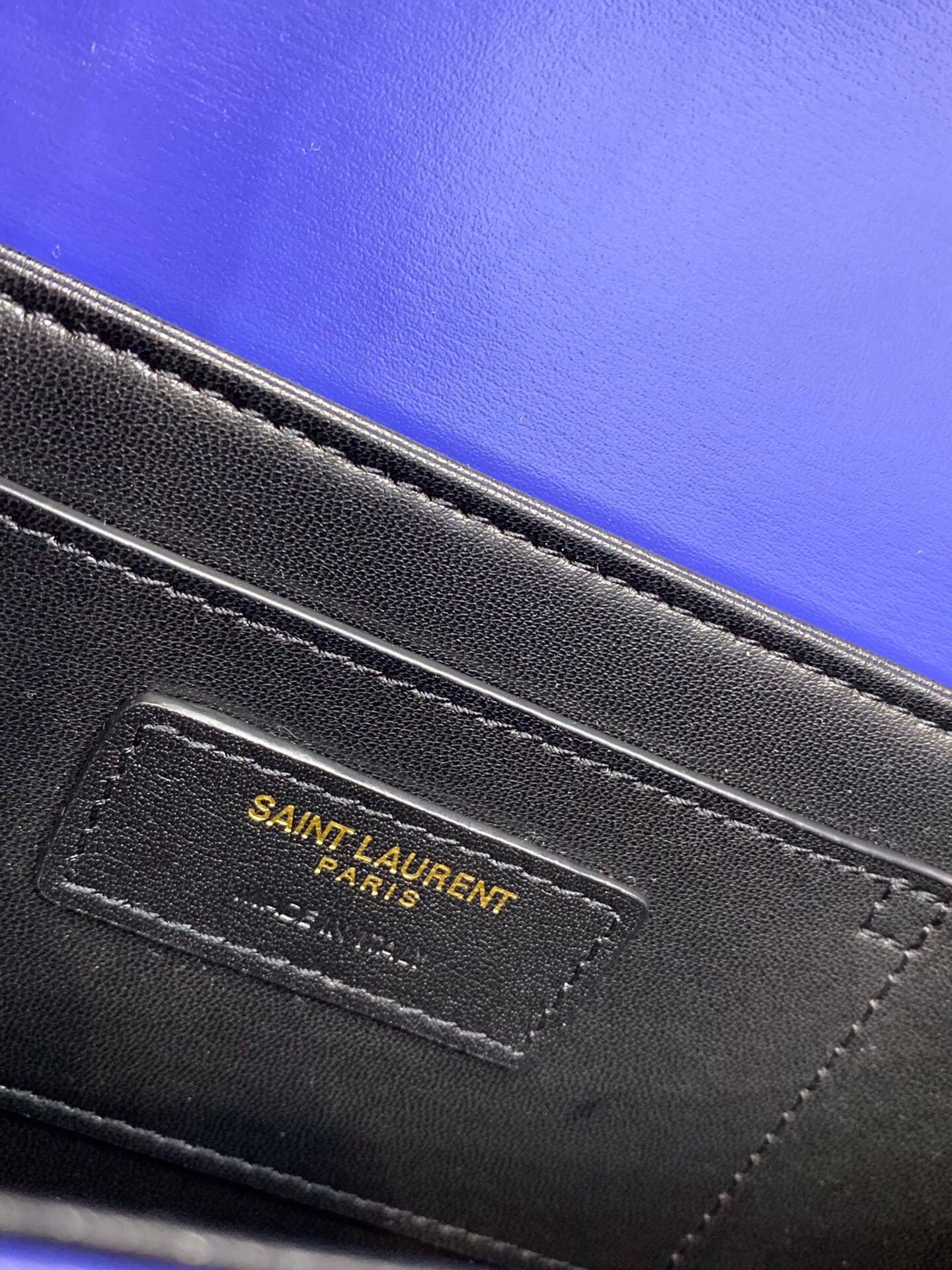 GLAMI Solferino MeGLAMIum Satchel In Box Navy Blue For Women 9in/23cm YSLÃ‚Â 6343050SX0W4147