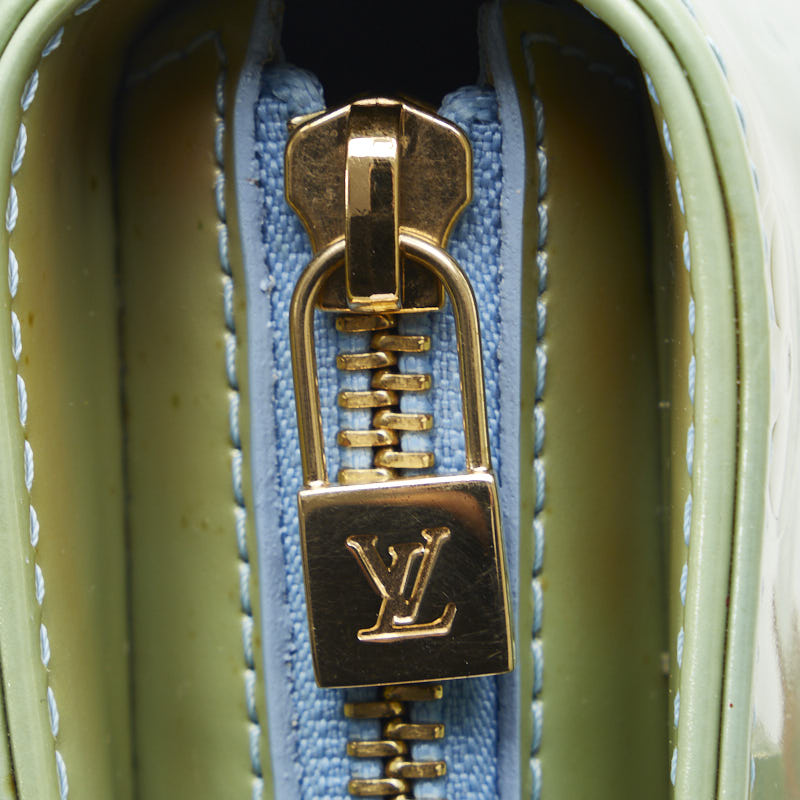 Louis Vuitton Louis Vuitton Monogram Verny M91053 T-Bag Patent Leather Green  T-Bag