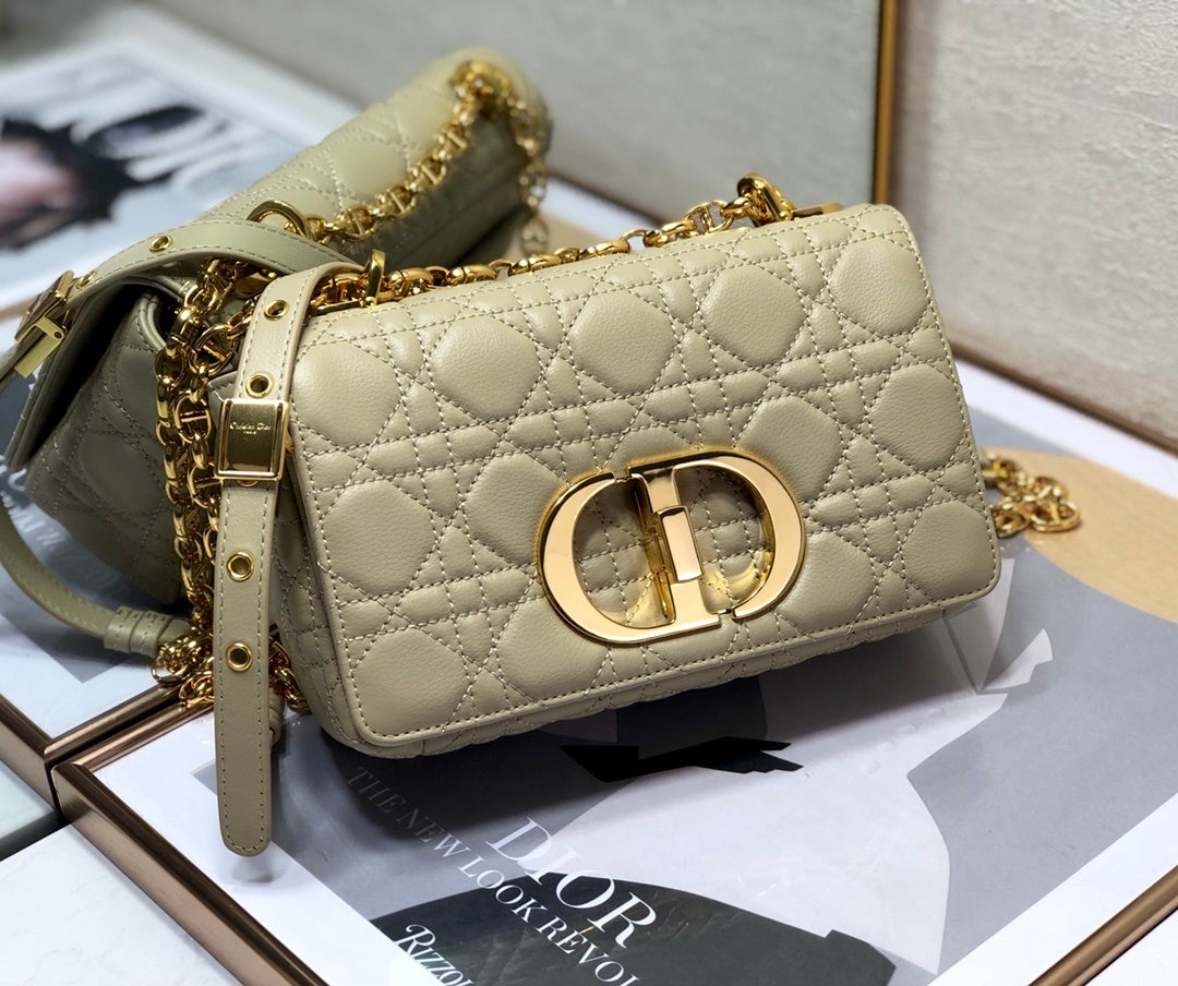 GLAMI Small Caro Bag Beige For Women 8in/20cm CD M9241UWHC_M39U