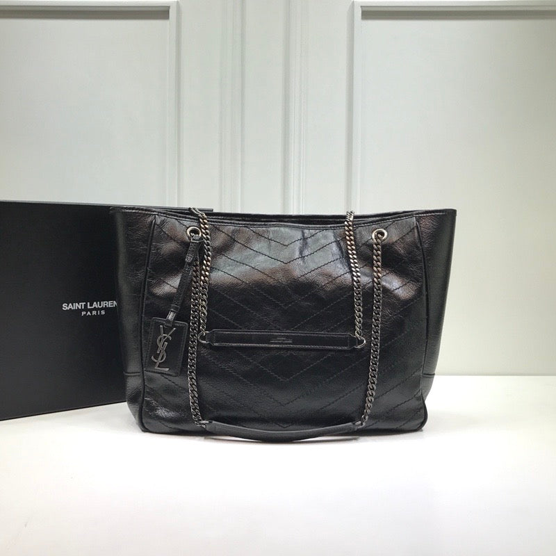 GLAMI Niki Shopping Bag Black For Women 13.8in/35cm YSLÃ‚Â 