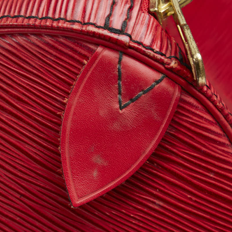 Louis Vuitton Louis Vuitton M42957 Boston Bag Leather Castilian Red