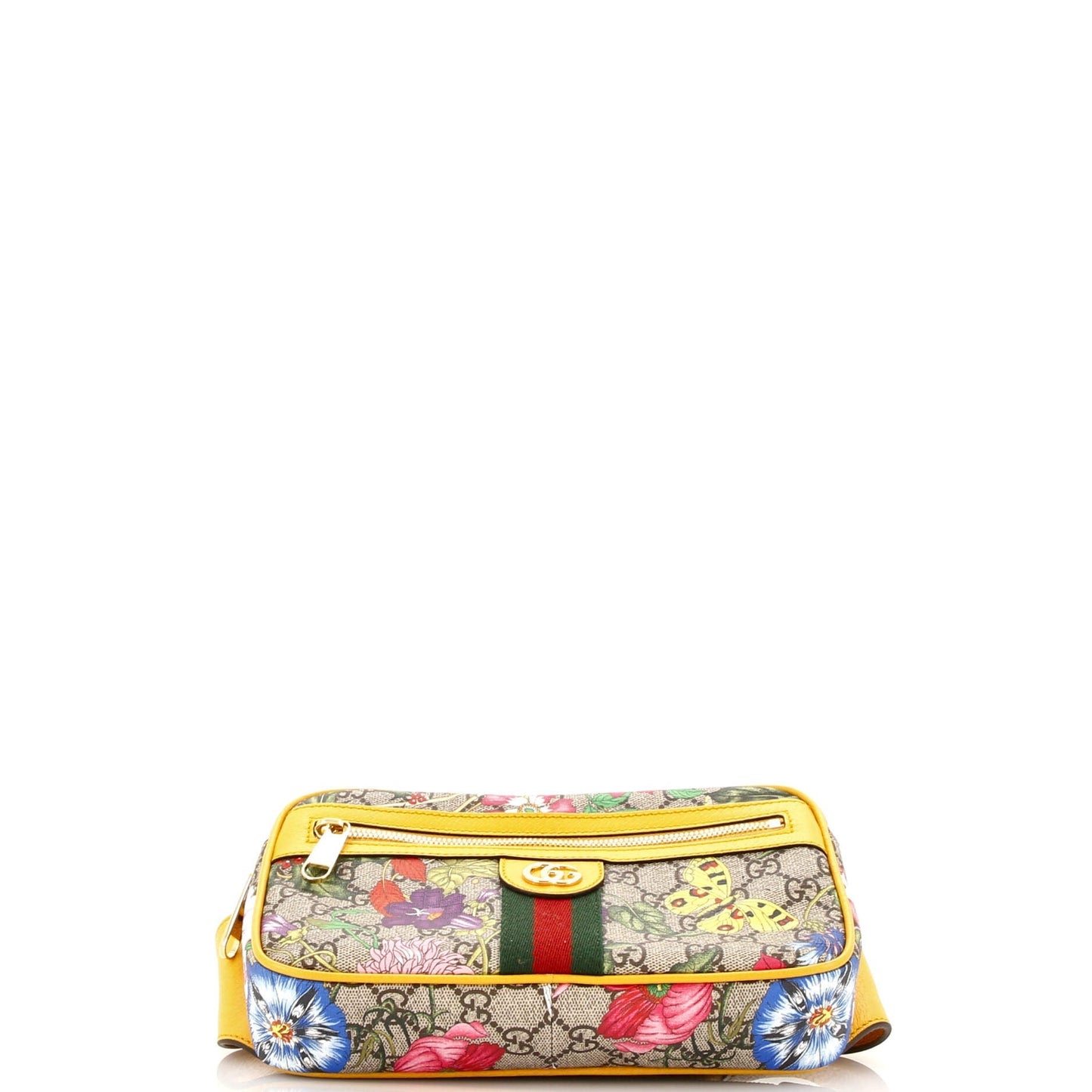 Ophidia Belt Bag Flora GG Coated Canvas Medium