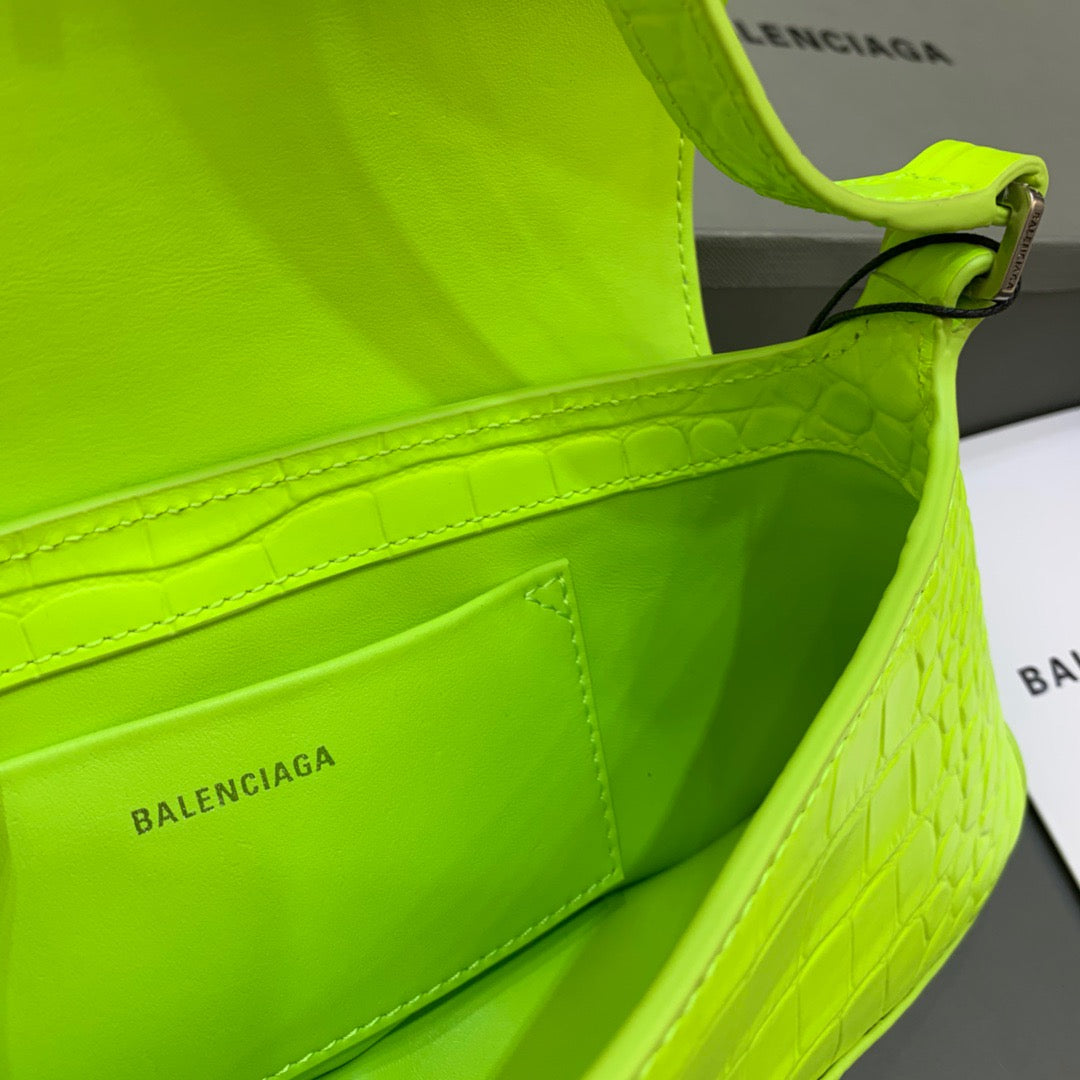 Balen XX Small GlamIap Bag Box Green Neon, For Women,  Bags 10.6in/27cm