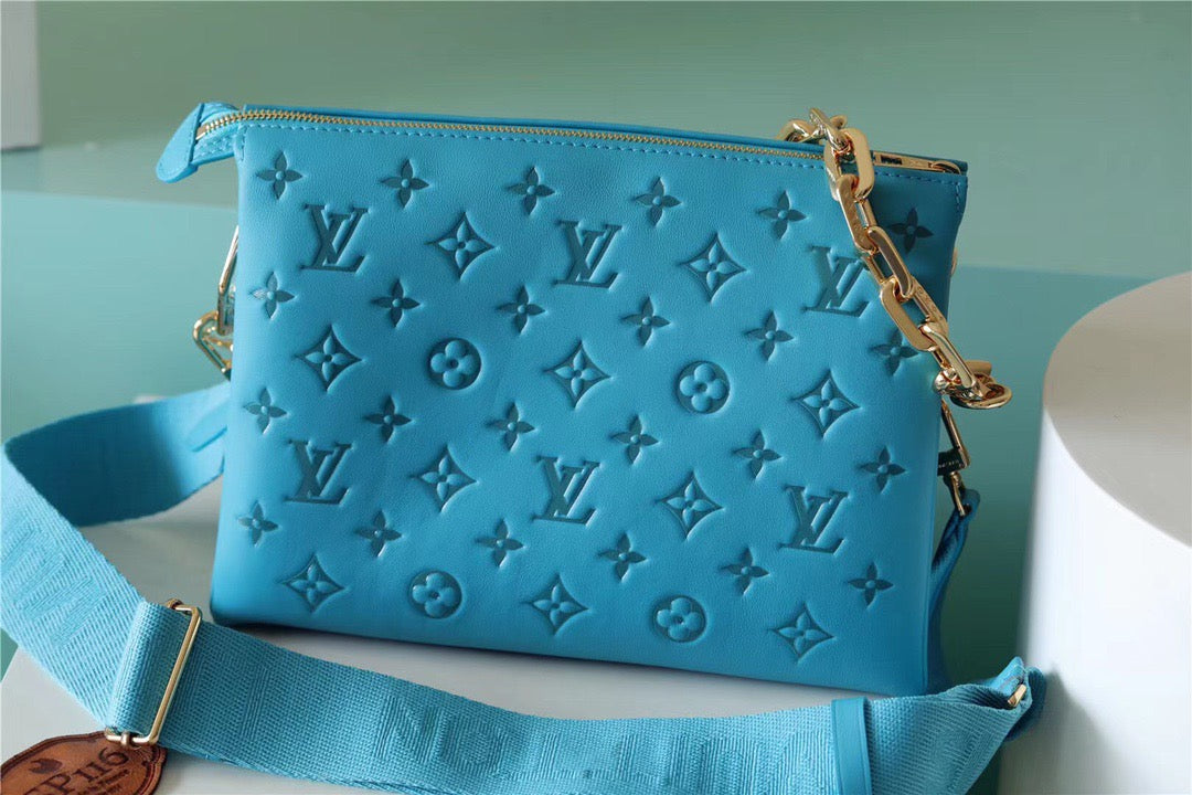 LV Coussin PM Monogram Blue For Women, WomenÃ¢â‚¬â„¢s Bags, Shoulder And Crossbody Bags 10.2in/26cm LVÃ‚Â 